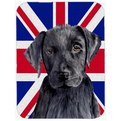 Très grande planche à découper en verre à drapeau anglais britannique caroline Union Jack