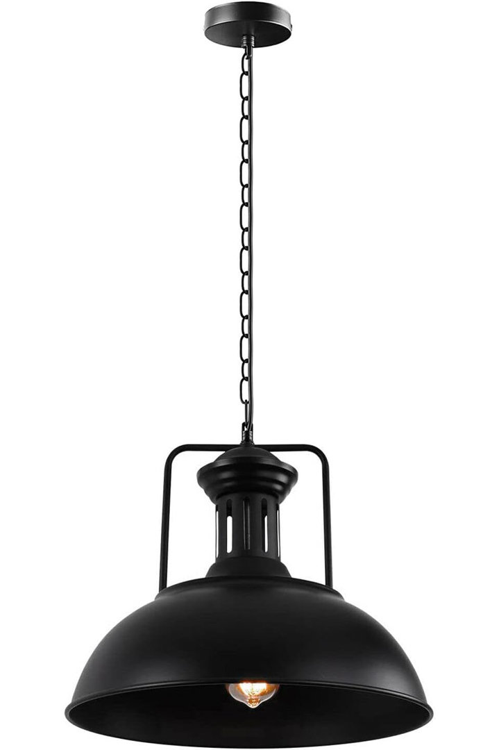 Modern Ceiling Pendant Light Fixtures 41.5 cm Metal E27 Adjustable Retro Hanging Light for Kitchen Bedroom and Living Room Hallway Coffee Shop