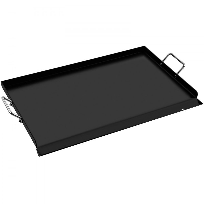 Carbon Steel Griddle, 16" x 24" Griddle Flat Top Plate, Griddle for BBQ Charcoal