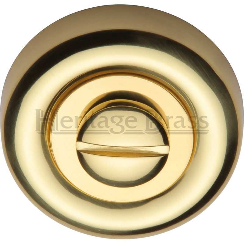 Heritage Brass Heritage Privacy Thumbturn & Emergency Release, Polished Brass