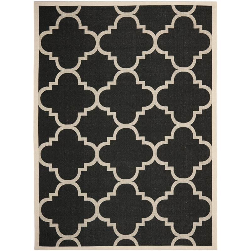 Herefordshire Performance Geometric Indoor/Outdoor Area Rug, Rectangle 2'7" x 5'