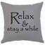 Coussin Wooded River Image - Relax - Lin naturel-538512739
