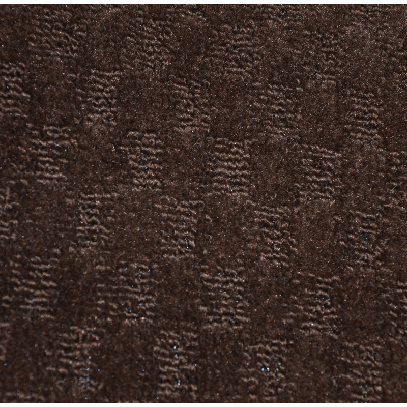 Tapis brun touffeté Esther, Tapis de couloir 2 pi x 12 pi