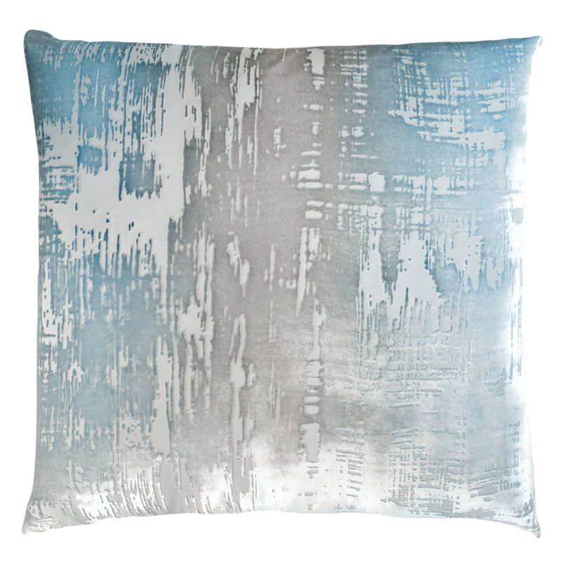 Square Pillow Cover & Insert, 20"H x 20"W, Robin's Egg