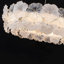 Lustre à DEL moderne à fleurs - Luminaire suspendu en verre à intensité variable avec hauteur réglable pour la salle à manger et le salon-215895293-215895295