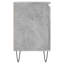 Bismarck 40cm W Iron Bedside Table-193345366-159761274