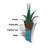 Bordeaux 28" Tall Resin Planter with Water Reservoir-78309494