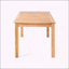 Table de salle à manger d'extérieur extensible en bois d'acacia