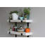 Tablette décorative en bois massif 2 pièces Brennon-88208763-88209008