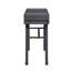 Bureau d'écriture Gunmetal avec 1 tiroir