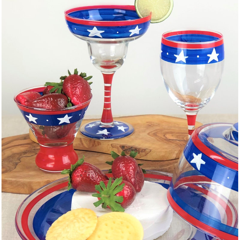 Verre cosmos patriotique