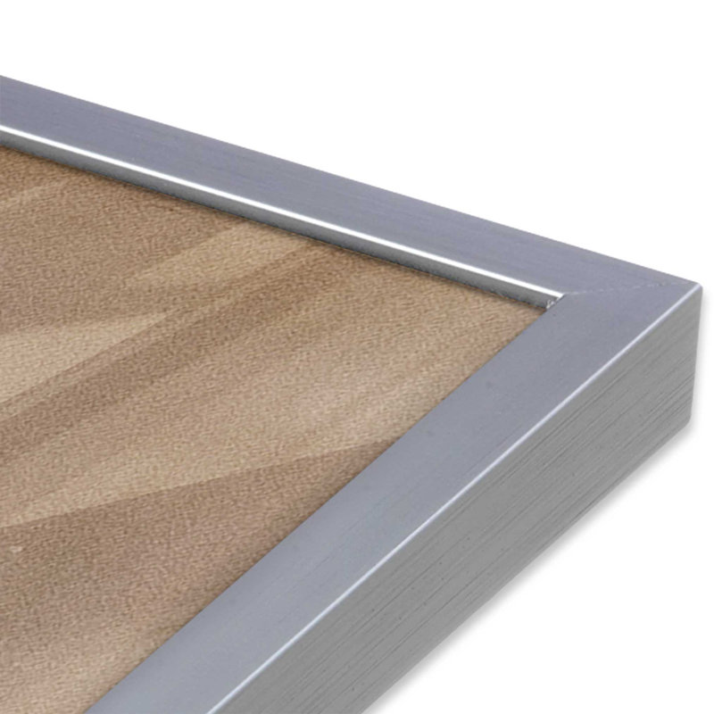 Sienna Strips I, H 25,25 po x l 19,25 po, Cadre simple en chrome poli poli