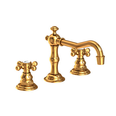 Chesterfield Widespread Bathroom Faucet with Drain Assembly