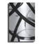 «Monochrome Ripple II» par Grace Popp, art mural en métal, 16 po x 24 po-1597674857
