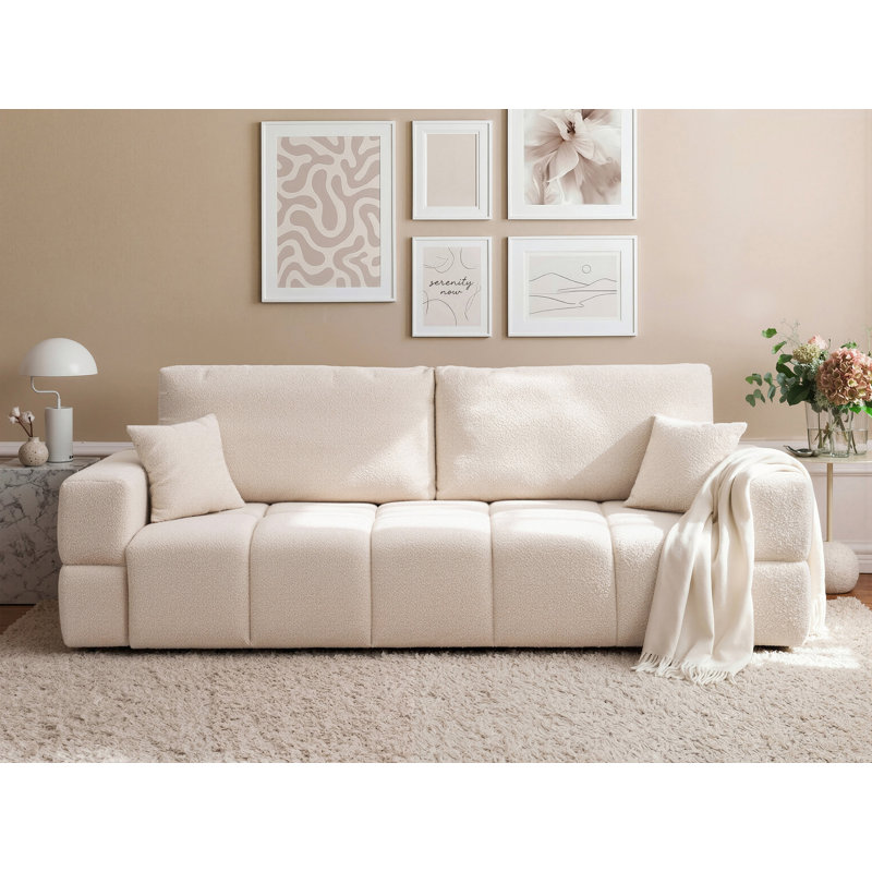 3 Seater Sofa, Cream