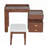 3-In-1 Makeup Vanity Desk With Flip-Top Mirror-835158294