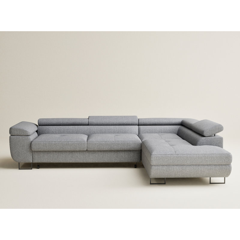4 Seater Corner Sofa, Right Hand Facing, Grey