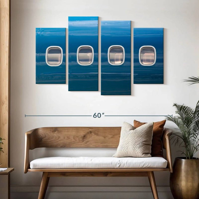 Fenêtre pour avion commercial Mehar, H 32 po x l 52 po