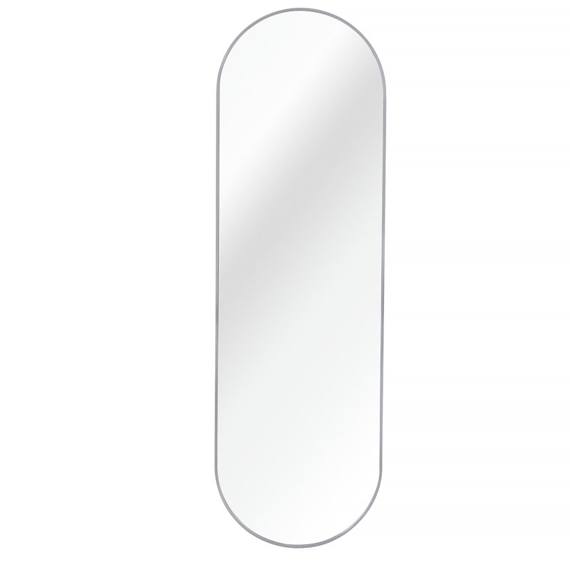 Miroir de salle de bain ou miroir de salle de bain argenté 63 X 20IN, Argent, 63 po x 20 po, Ovale