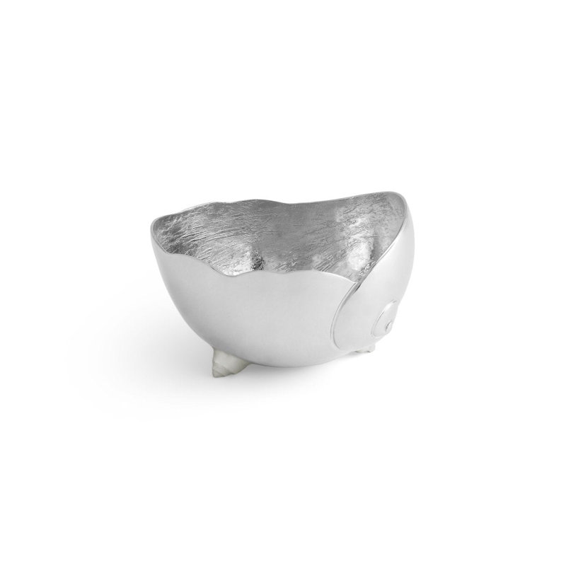 Ocean Reef Moon Shell Bowl, 2.75" H x 3.75" W x 4.5" D