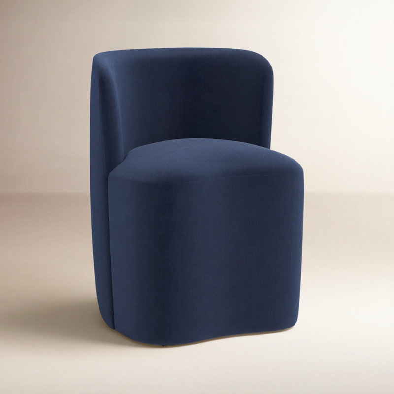 Stoffer Home x Cloth & Company Gail Dining Chair, Ocean Performance Velvet