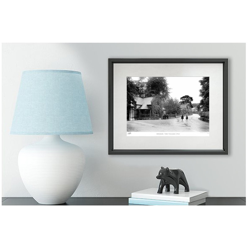Holker, The Village 1912 by Francis Frith - Single Picture Frame Print, 40cm H x 50cm W x 2.3cm D