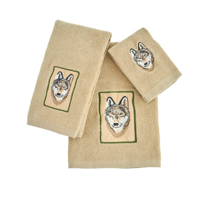 Ensemble de serviettes 3 pièces brodées Marina Luxury Home Decor Premium Luxury