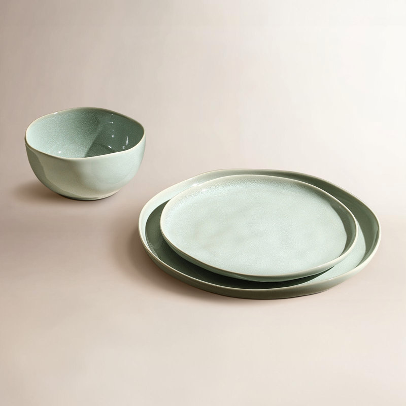 Service de table 12 pièces Stone Lain Mirella, Vert