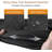 Patio Umbrella Cover Outdoor Waterproof Cantilever Parasol Banana Umbrella Cover Fits 12Ft To 14Ft, Black-143424772