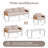 7-Person Aluminum Patio Sectional Conversation Set-127923440