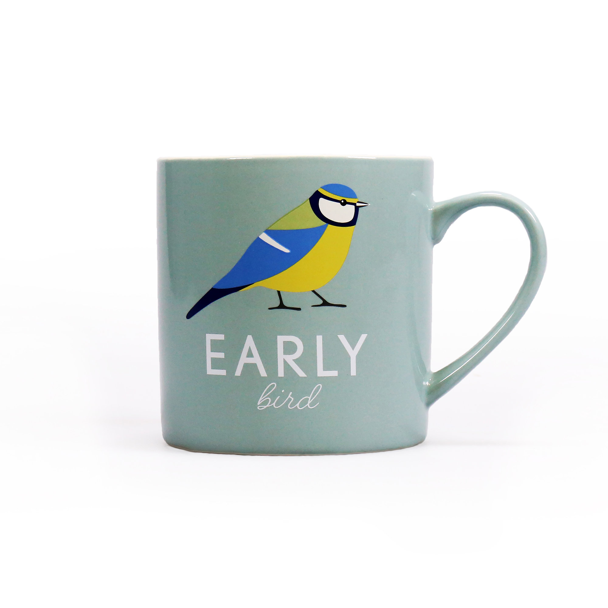 Half Moon Bay RSPB – Tazza In Porcellana Con Pulcinella Di Mare – "Free As A Bird" – Capacità 330 Ml – Regalo Natura