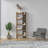 Sinquefield Modern 64.17" H x 23.82" W Geometric Bookcase-1438322146