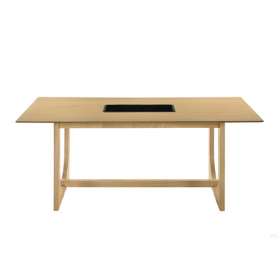 Blayde Natural Finish Dining Table