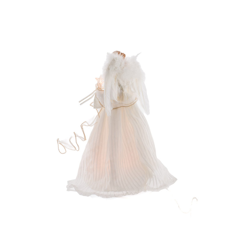 Frederich 13.5'' Solid Colour Fabric Tree Topper
