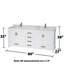 Sheffield 72" Double Bathroom Vanity Set with Mirror-595839952-777505468-595839954