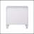 Two-Tone Finish Nightstand With 2 Drawers, Rustic Gray And Weathered White