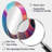 Transitional Pink And Blue Shapes V - Pink Modern Oval Wall Mirror-957323199