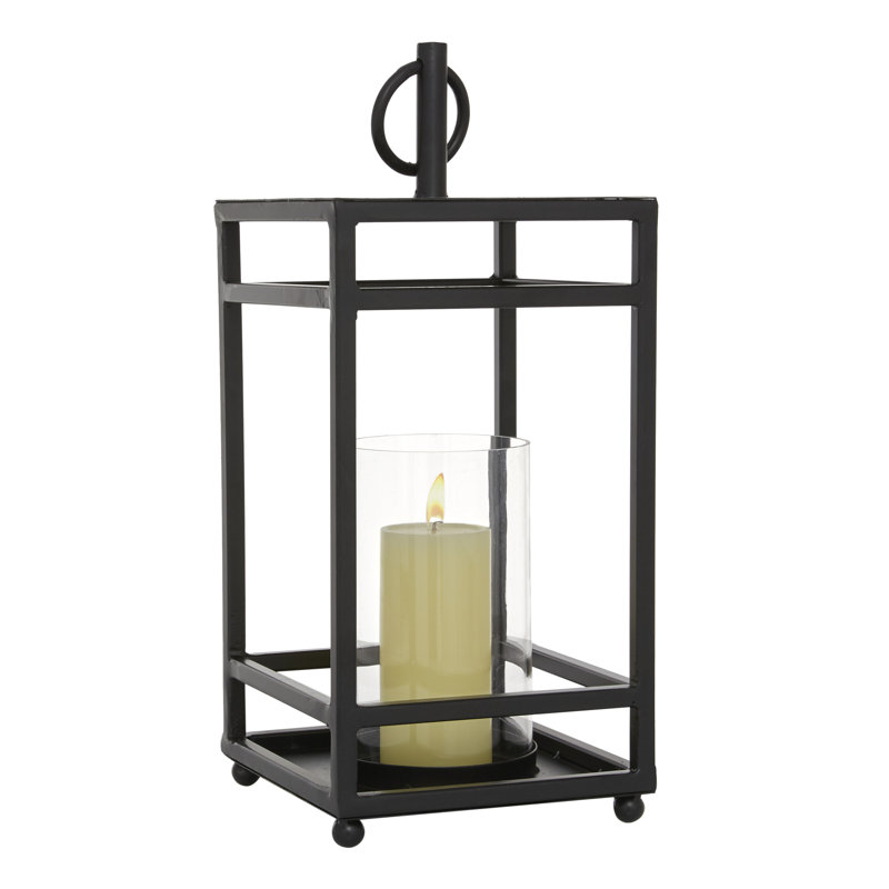 Lanterne de table Leora, H 18,6 po x l 8,25 po x P 8,3 po