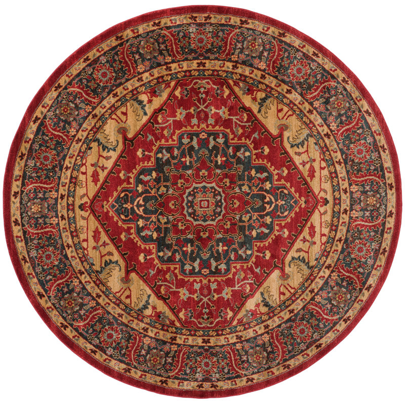 Pennypacker Performance Oriental Rug, Round 6'7"
