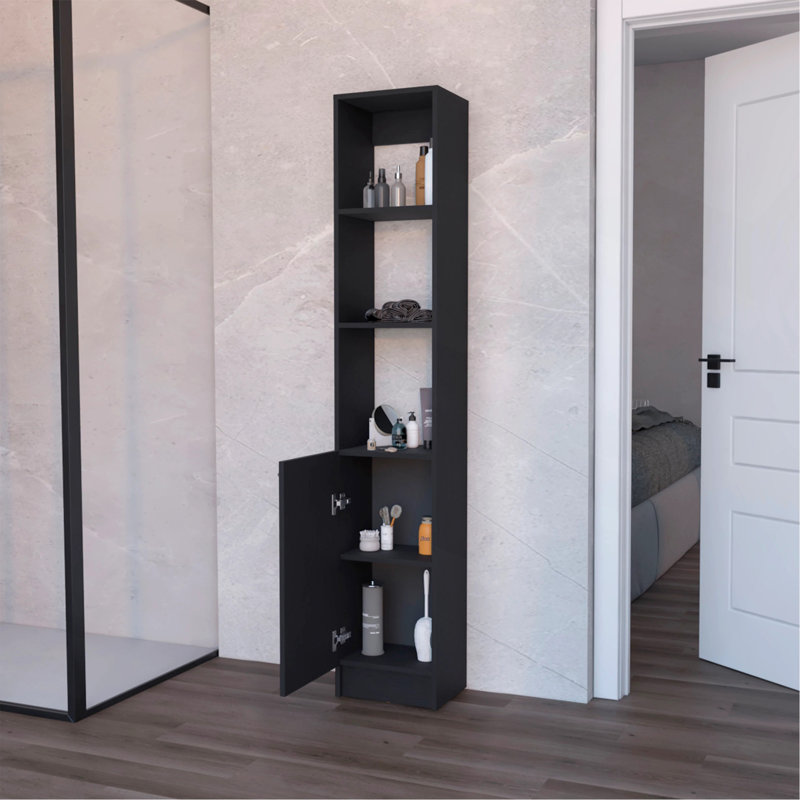 Armoire à linge à 1 porte, Wengé