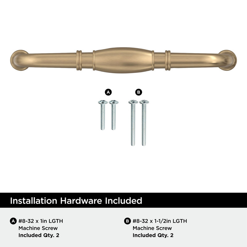 Granby Bar Pull, 6 5/16", Champagne Bronze