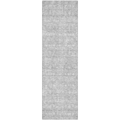 Premium Machine Washable Prisco Gray Rug