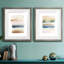 «Faint Swatches I», ensemble de 2 reproductions d'art sur toile encadrées