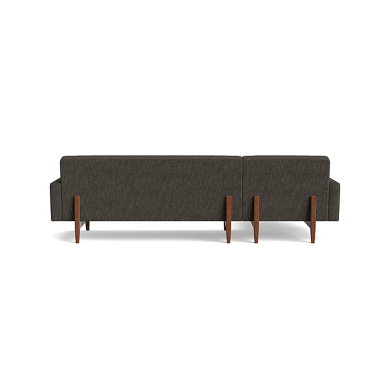 Tyler Chaise Sectional, Left Hand Facing, Performance Weave - Onyx