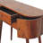 Solid Wood Grove Console Table, 2-Drawers, 2-Storage, Chestnut, Brown, Table