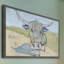 Shaggy Bull 1 Piece Single Picture Frame Painting-151563744