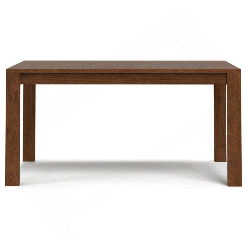 Table de salle à manger Wilson en placage de noyer, Noyer