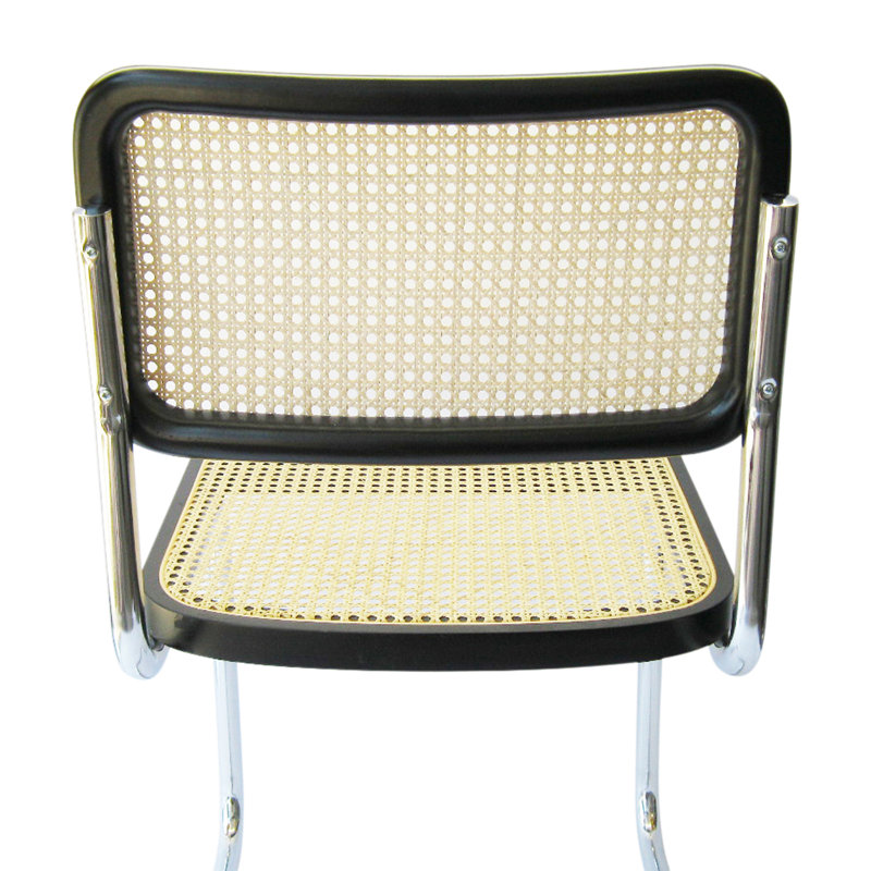Chaise d'appoint Cesca Cane, Noir
