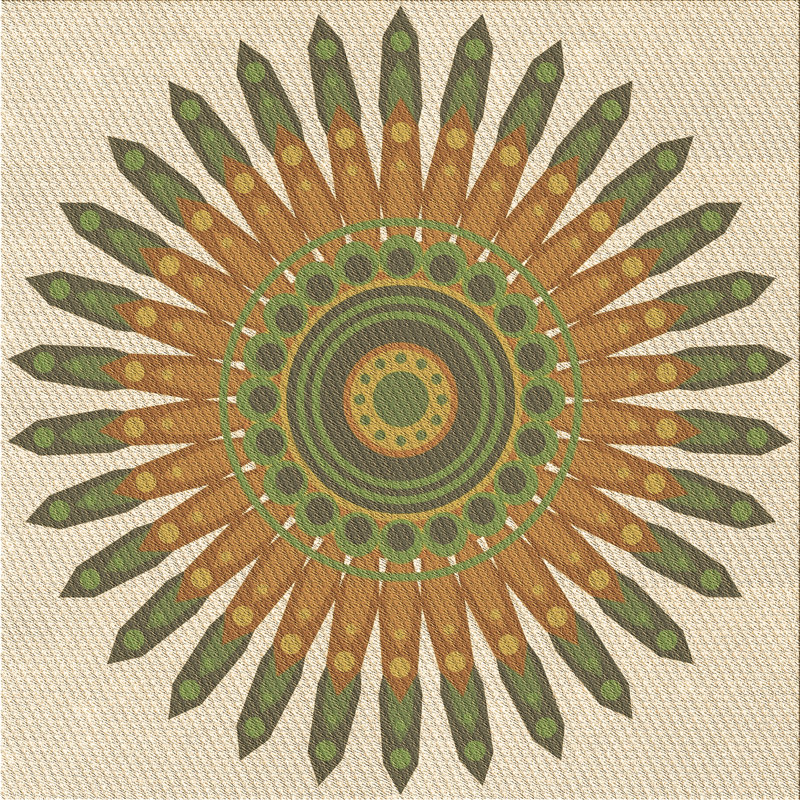 Performance Wool Indoor Rug, Square 5'
