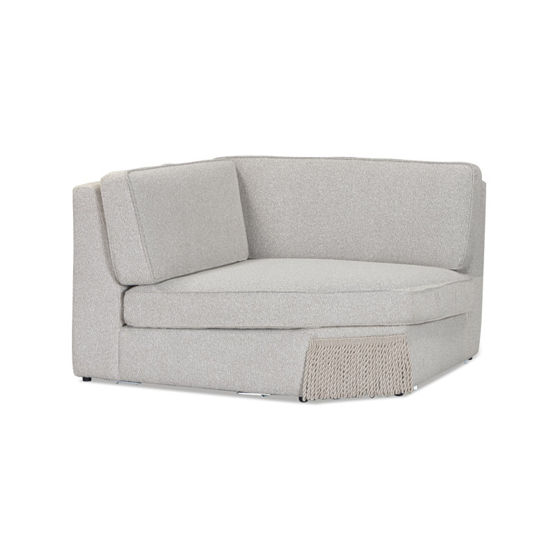 Coussin à oreilles gris chaud Yvette